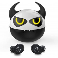 Kids Wireless Earbuds XZC Bull Demon King Design in-Ear HiFi Stereo Wireless Ear Buds for Kids Adult Gift 36H Playtime Bluetooth 5.0 Headphones with Dual Micphone for Workout Sport