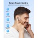 Wireless Earbuds - MotsFit Bluetooth in Ear Headphones - IPX6 Waterproof Wireless Noise Cancelling Earphones - Ergonomic Design - with Built in Microphone Ear Buds for iPhone/Android(Black)