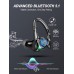 Wireless Earbud, Bluetooth Headphones 5.1 Sport Unique Earhooks, Wireless Earphones in Ear Noise Cancelling Mic Stereo Bass, 35H Playtime IPX7 Waterproof Headset for Workout Running Gym Android iOS