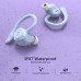 COMISO Wireless Earbuds, True Wireless in Ear Bluetooth 5.0 with Microphone, Deep Bass, IPX7 Waterproof Loud Voice Sport Earphones with Charging Case for Outdoor Running Gym Workout (Rose Pink)