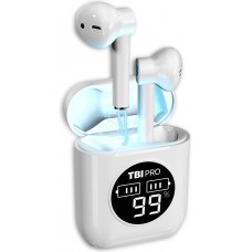 AIRPRO Wireless Earbuds Bluetooth with 36+ Hours Playtime - TWS True Pro Earbuds &amp; Charging Case, Display вЂ“ Waterproof in-Ear Headphones for All Devices, Running, Workout